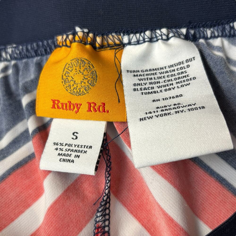 Ruby Rd. Diagonal Stripe Skirt Size Small - Picture 2 of 2